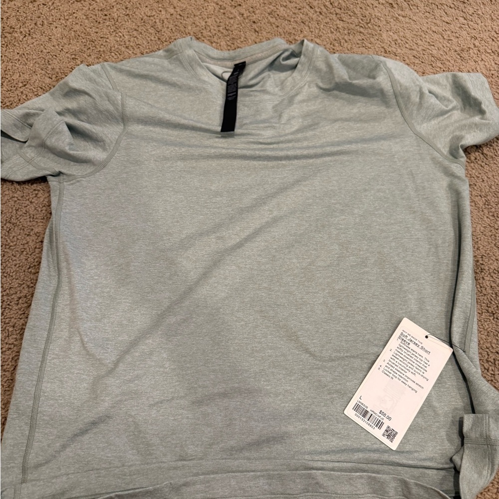 lululemon athletica Green soft jersey short sleeve